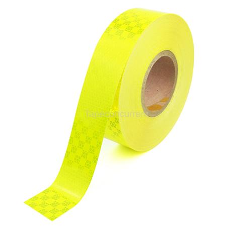 5856 Hoogwaardig reflecterende tape 50mm x 45 meter Fluor Geel