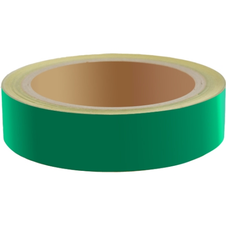 5858 Reflecterende tape economic 25mm x 10 meter Groen