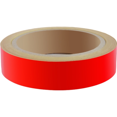 5859 Reflecterende tape economic 25mm x 10 meter Rood