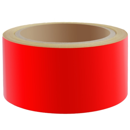 5859 Reflecterende tape economic 50mm x 2.5 meter Rood