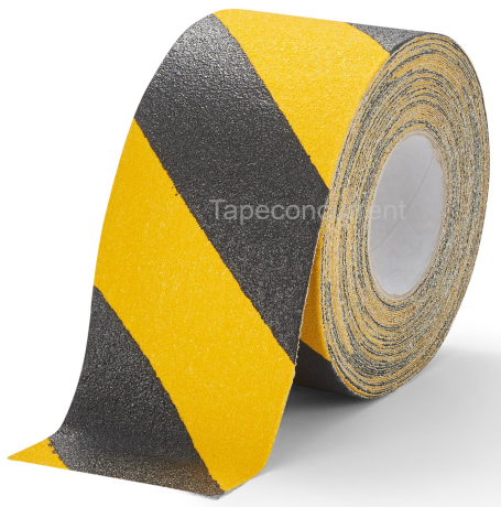 5860ZG Vormbare antislip tape met korrel 150mm x 18 meter Zwart-Geel