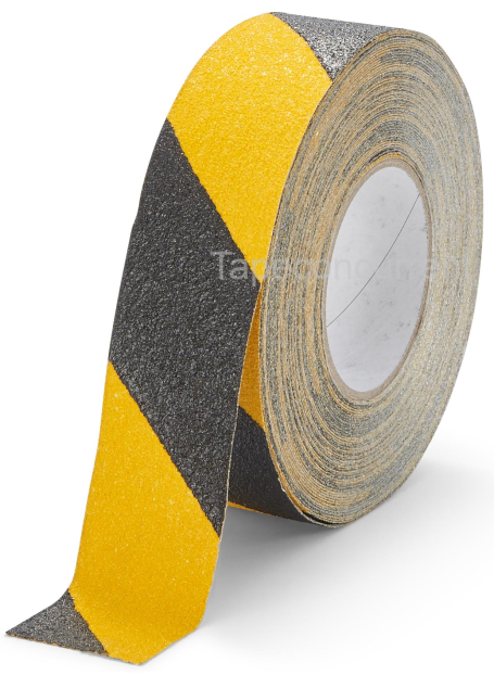 5860ZG Vormbare antislip tape met korrel 50mm x 18 meter Zwart-Geel