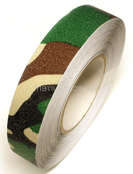 5880CA Antislip tape met korrel 25mm x 18 meter Camouflage