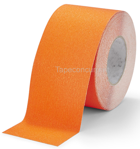 5880OR Antislip tape met korrel 100mm x 18 meter Oranje