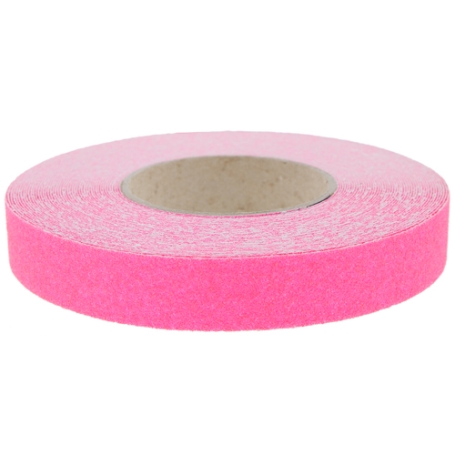 5880FR Antislip tape met korrel 25mm x 9 meter Fluor Roze