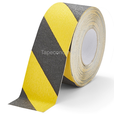 5880ZG Antislip tape met korrel 75mm x 18 meter Zwart-Geel