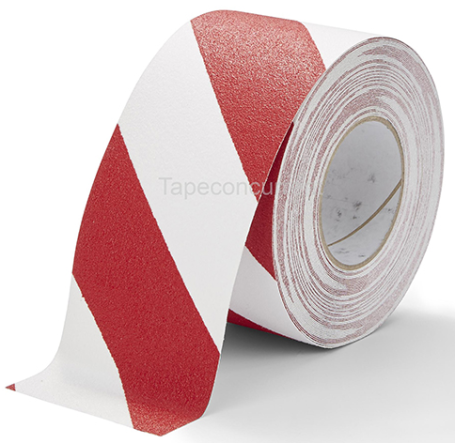 5881RW Antislip tape met korrel 100mm x 18 meter Rood-Wit