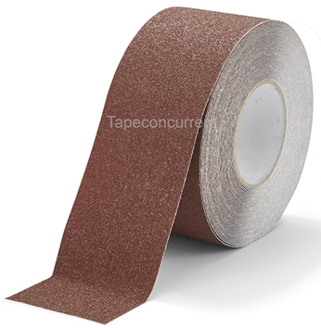 5882 Antislip tape met korrel 75mm x 18 meter Bruin