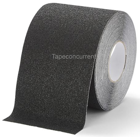 5884C Antislip tape met grove korrel 150mm x 18 meter Zwart