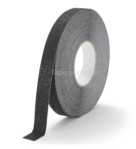 5884C Antislip tape met grove korrel 25mm x 18 meter Zwart