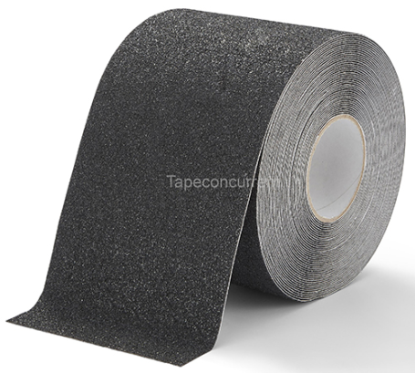 5884XC Antislip tape met zeer grove korrel 150mm x 18 meter Zwart