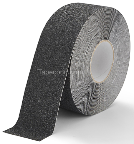 5884XC Antislip tape met zeer grove korrel 75mm x 18 meter Zwart