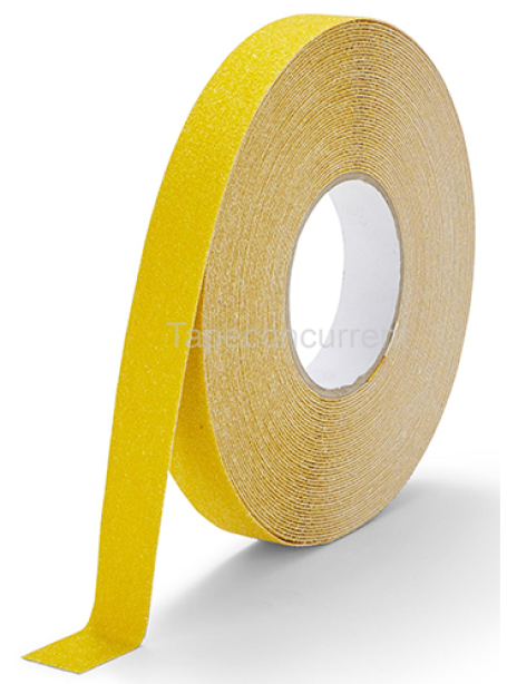 5887C Antislip tape met grove korrel 25mm x 3 meter Geel