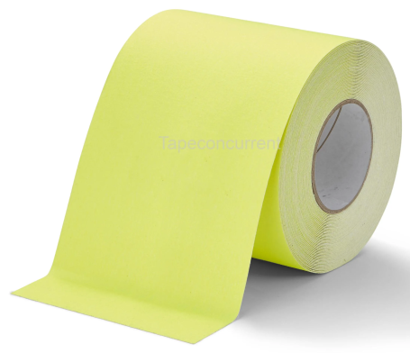 5887FG Antislip tape met korrel 150mm x 18 meter Fluor Geel