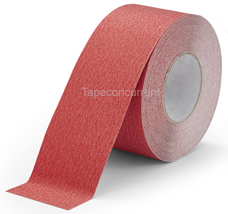 5889 Antislip tape met korrel 75mm x 18 meter Rood