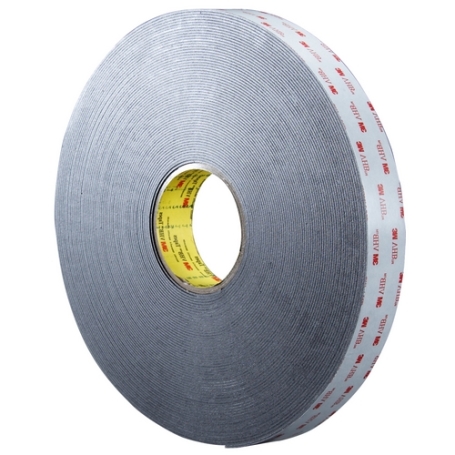 3M 5962 Dubbelzijdig VHB tape 1.6mm x 12mm x 33 meter Zwart