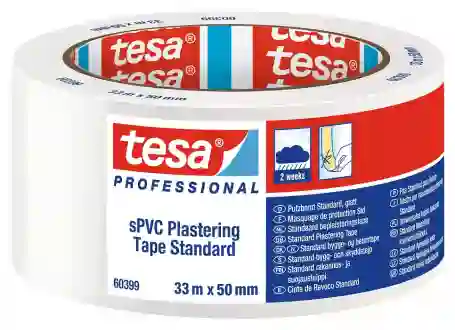 tesa 60399 PVC multifunctionele bouwtape 50mm x 33 meter Wit