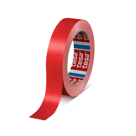 tesa 60404 PVC verpakkingstape (-/67µm) 25mm x 66 meter Rood
