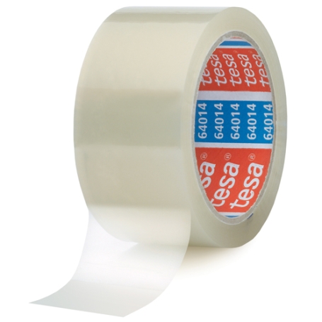 tesa 64014 PP verpakkingstape low noise (45µm) 50mm x 66 meter Transparant