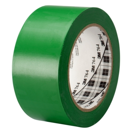 3M 764i PVC vloermarkeringstape 50mm x 33 meter Groen