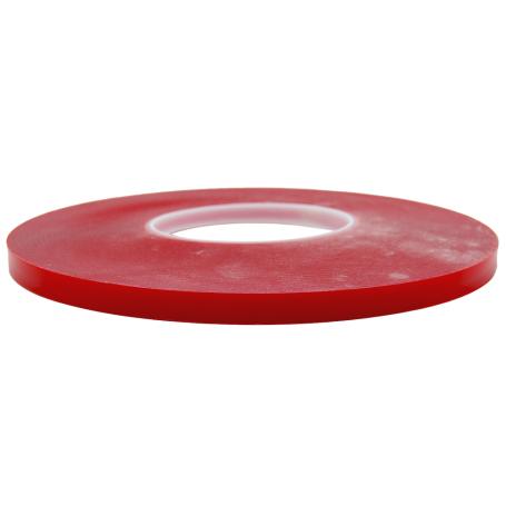 8809 Acrylaat schuimtape Transparant 0.5mm x 9mm x 33 meter Glasbubbel