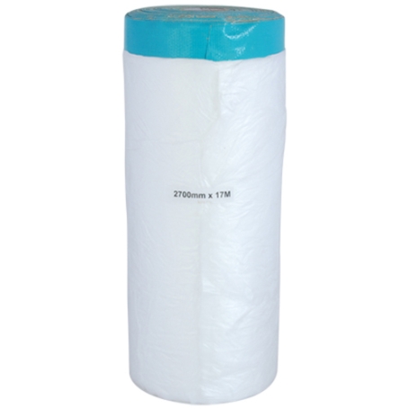 9903 Duct tape met afdekfolie 2700mm x 17 meter