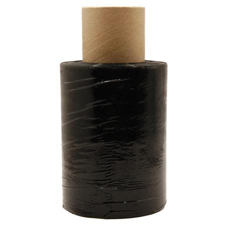 9912 Ministretch handwikkelfolie 20µ 100mm x 150 meter Zwart
