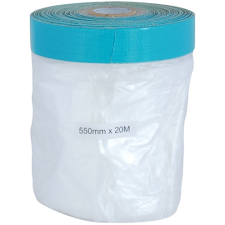 9903 Duct tape met afdekfolie 1100mm x 20 meter
