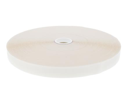 9745 Standaard zelfklevend haakband 50mm x 25 meter Wit