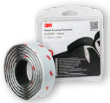 3M SJ352B Haak en Lus 25mm x 1.25 meter Wit