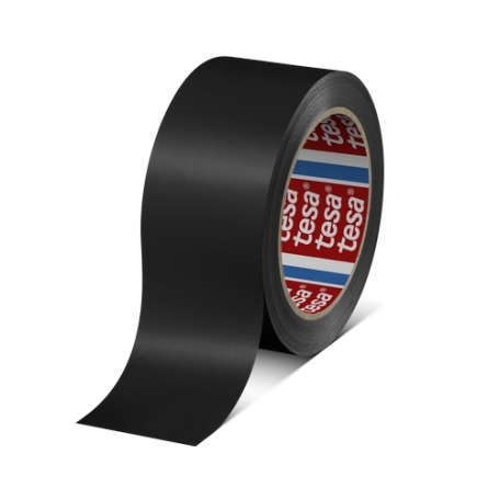 tesa 60404 PVC verpakkingstape (-/67µm) 50mm x 66 meter Zwart