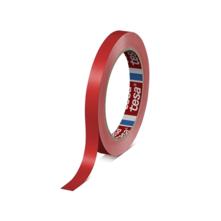 tesa 60404 PVC zakkensluiter tape (0.067mm) 12mm x 66 meter Rood
