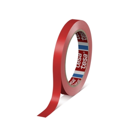 tesa 60404 PVC zakkensluiter tape (0.067mm) 15mm x 66 meter Rood
