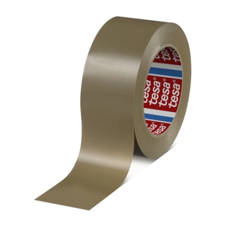 tesa 60422 PVC verpakkingstape (-/88µm) 50mm x 66 meter Bruin
