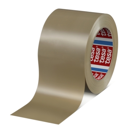 tesa 60422 PVC verpakkingstape (-/88µm) 75mm x 66 meter Bruin