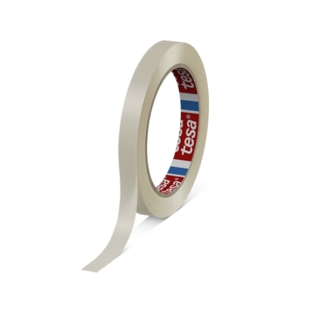 tesa 4124 PVC zakkensluiterstape (0,065mm) 12mm x 66 meter Wit