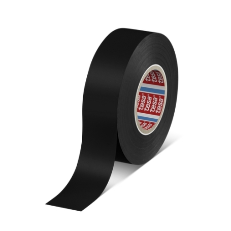 tesa 4163 soft PVC isolatietape (0.13mm) 25mm x 33 meter Zwart