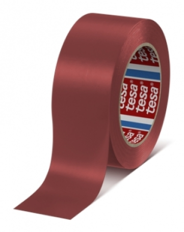tesa 4169 PVC vloermarkeringstape 50mm x 33 meter Rood