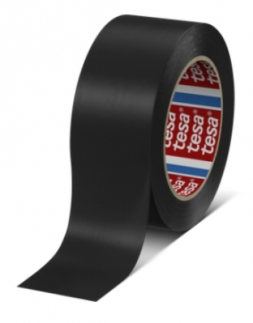 tesa 4169 PVC vloermarkeringstape 50mm x 33 meter Zwart