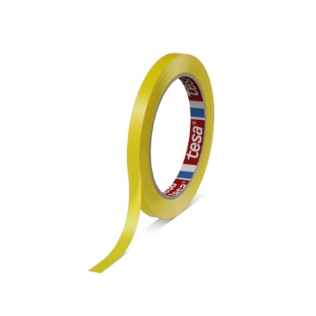 tesa 60404 PVC zakkensluiter tape (0.067mm) 6mm x 66 meter Geel