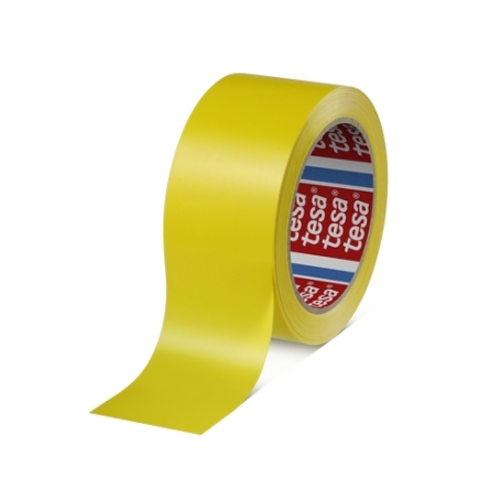 tesa 60404 PVC verpakkingstape (-/67µm) 50mm x 66 meter Geel