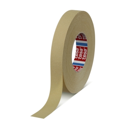 tesa 4322 Afplaktape papier voor krommingen 25mm x 50 meter