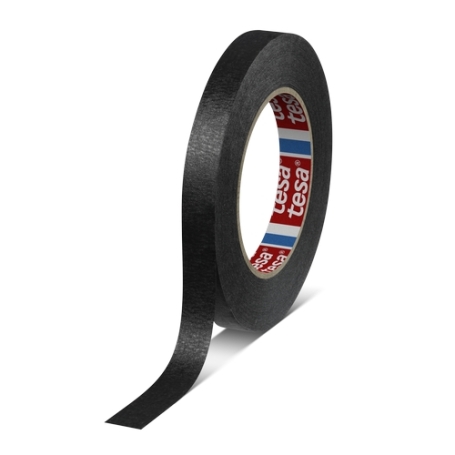 tesa 4328 Afplaktape papier voor div. oppervlakken 15mm x 50 meter Zwart
