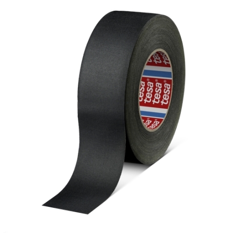 tesa 4541 Linnen tape ongecoat (145mesh) 50mm x 50 meter Zwart