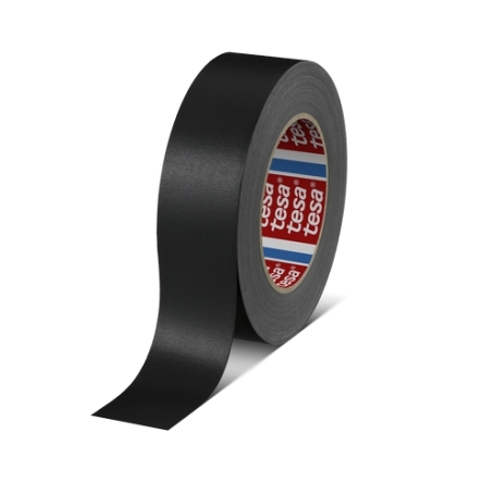 Tesa 4651 Duct tape topkwaliteit (148 Mesh) 38mm x 25 meter Zwart