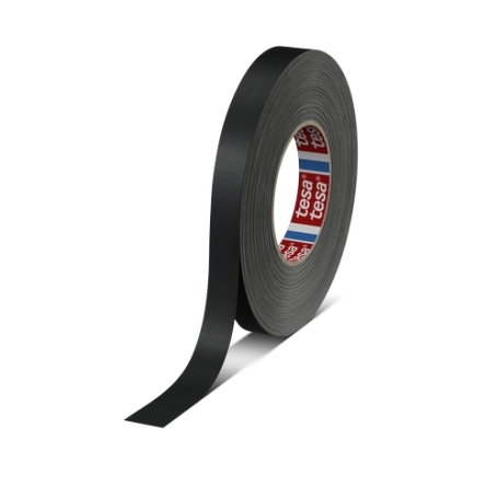 Tesa 4651 Duct tape topkwaliteit (148 Mesh) 19mm x 50 meter Zwart