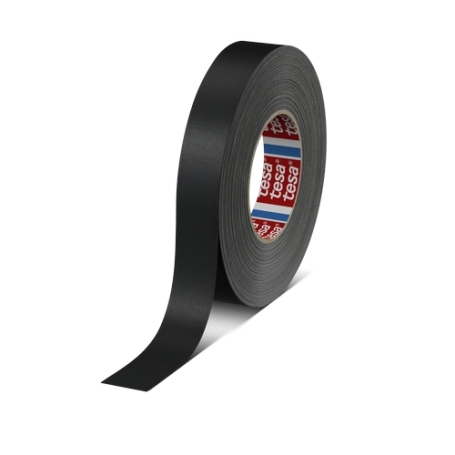 Tesa 4651 Duct tape topkwaliteit (148 Mesh) 25mm x 50 meter Zwart