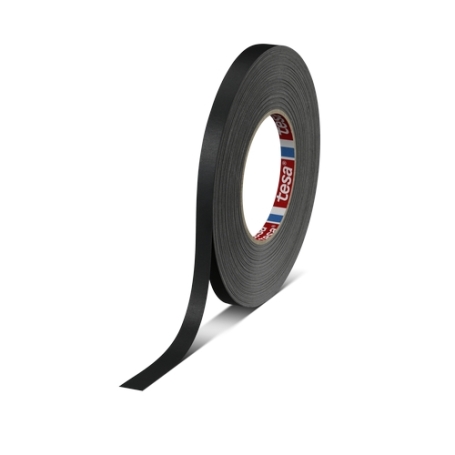 Tesa 4651 Duct tape topkwaliteit (148 Mesh) 9mm x 50 meter Zwart