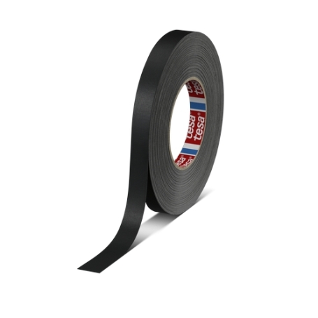 Tesa 4651 Duct tape topkwaliteit (148 Mesh) 15mm x 50 meter Zwart