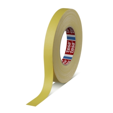 Tesa 4661 Duct tape universeel (148 Mesh) 19mm x 50 meter Geel
